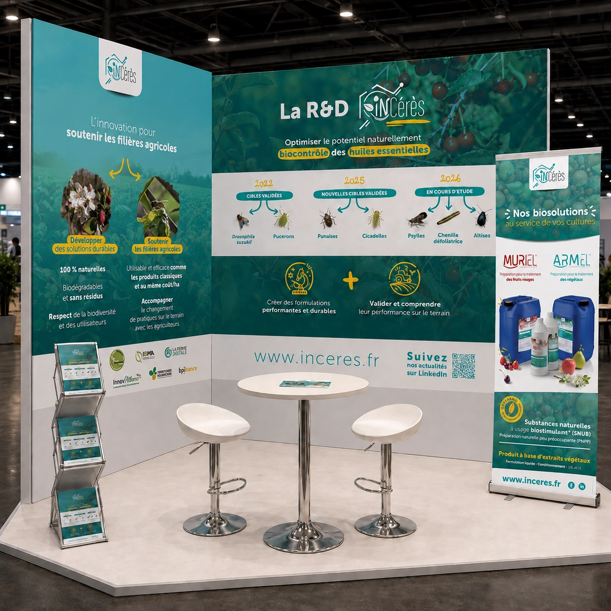 Stand salon et événements INCérès